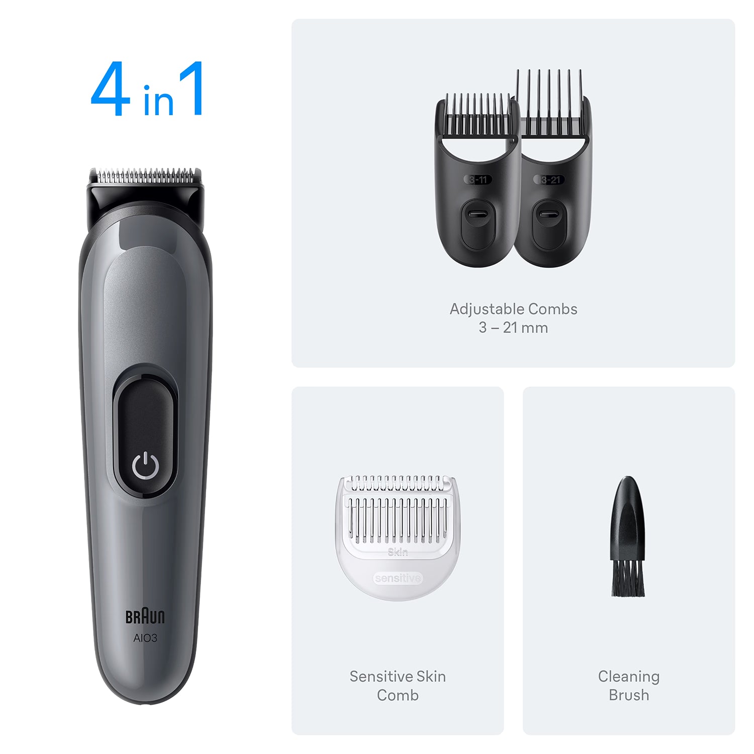 Braun All-in-One Series 3 4in1 grooming kit (British brand)