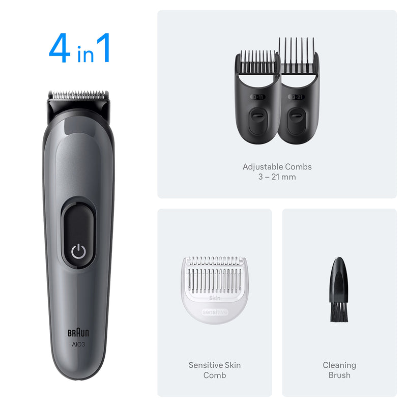 Braun All-in-One Series 3 4in1 grooming kit (British brand)