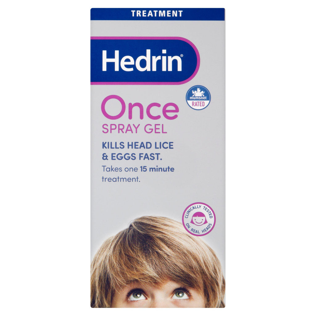 Hedrin Head Lice Once Spray Gel 100ml