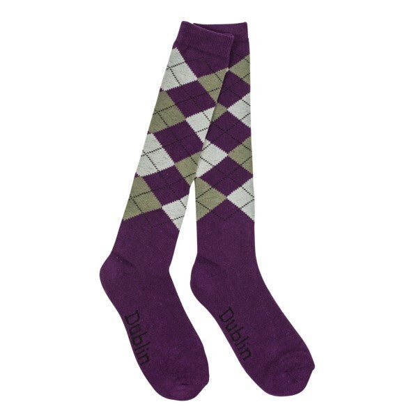 Dublin Unisex Argyle Socks