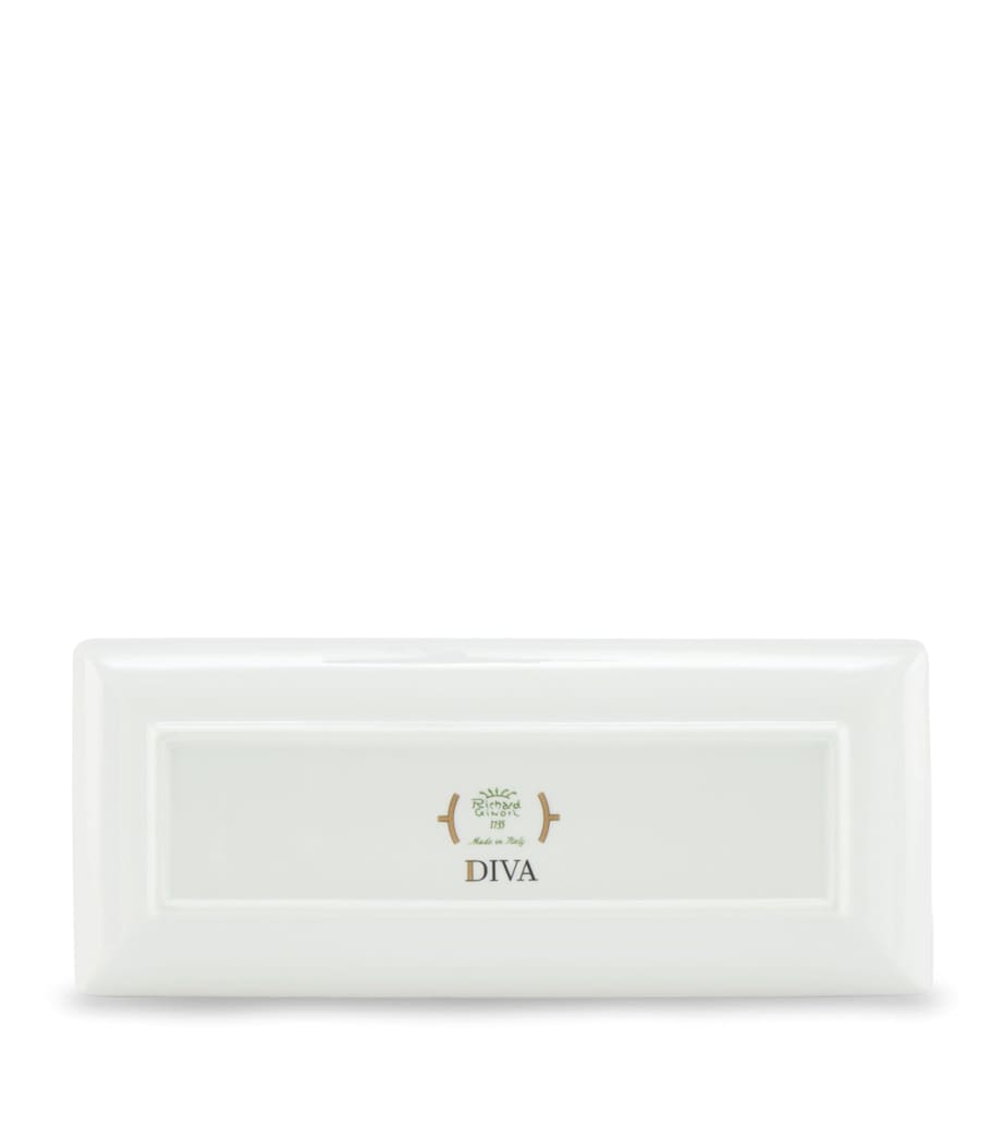 GINORI 1735 Porcelain Colonna Diva Rectangular Change Tray 28cm, UK version
