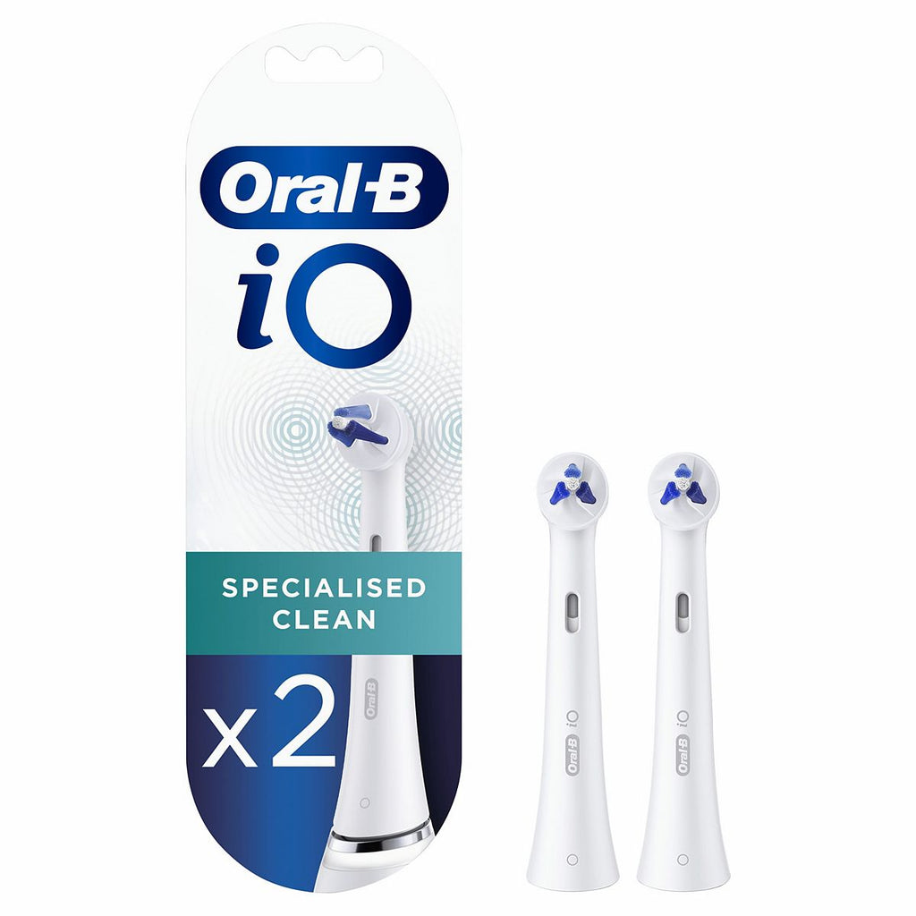 Oral-B iO Specialised Clean Replacement Electric Toothbrush Heads, 2 Pack