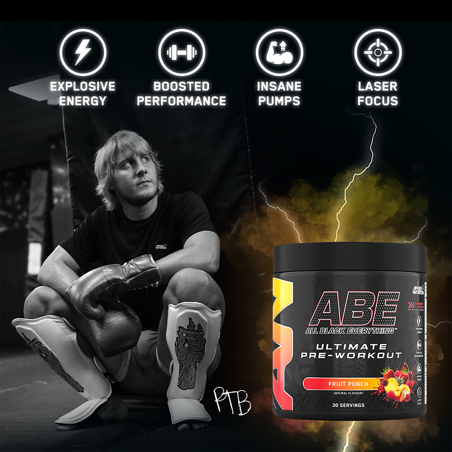 Applied Nutrition ABE Ultimate Pre Workout Fruit Punch 375g - British product