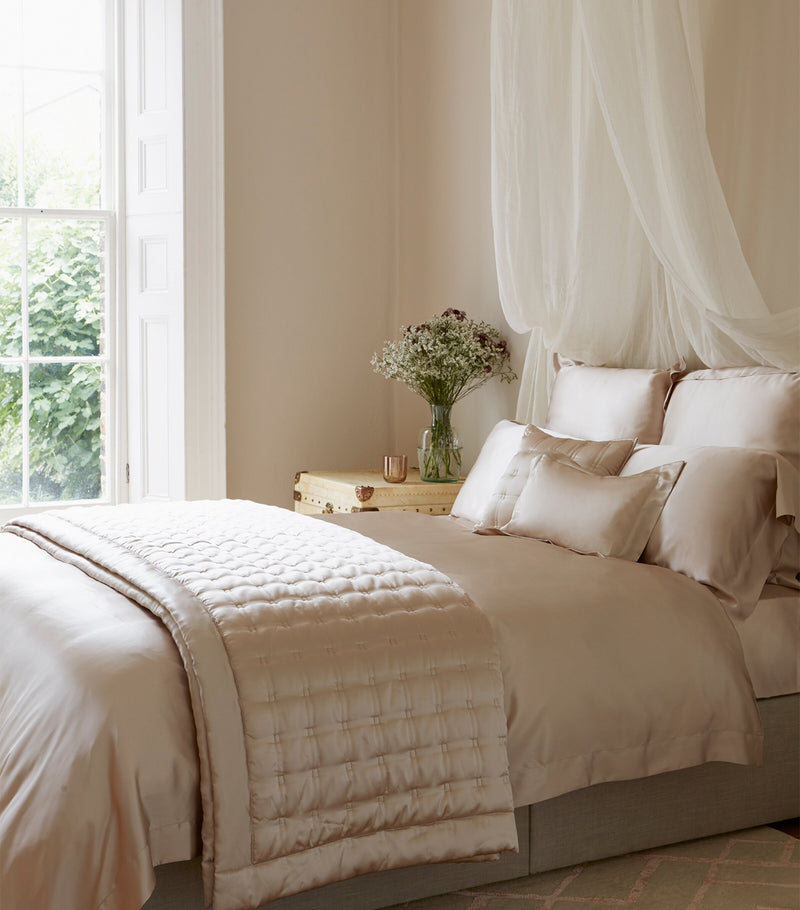 Gingerlily silk super king duvet cover 260cm x 220cm - British product