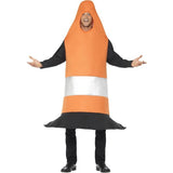 Smiffys traffic cone costume orange tabard, UK version