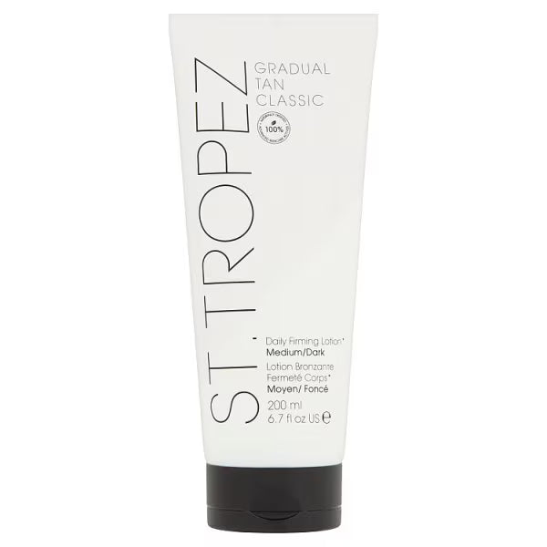 St.Tropez Gradual Tan Daily Firming Lotion Medium Dark 200ml (British brand)