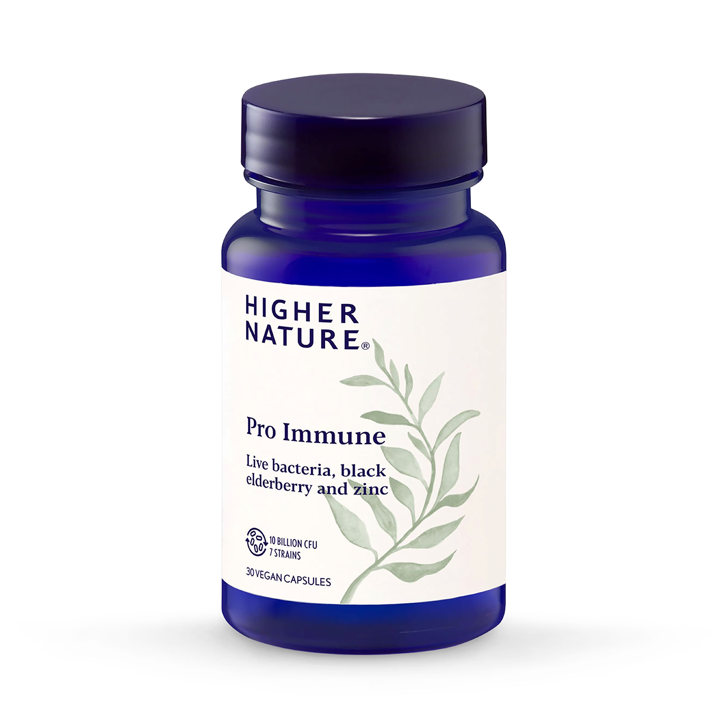 Higher Nature Pro-Immune live bacteria supplement 30 capsules (British brand)