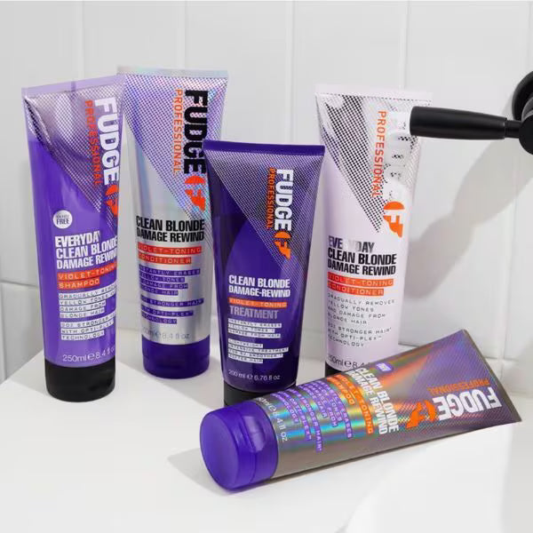 Fudge Professional Clean Blonde Damage Rewind shampoo 250ml - British product