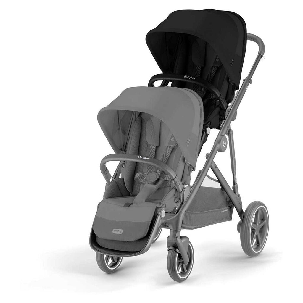 Cybex Gazelle S Pushchair Second Sibling Seat 2023 - Moon Black