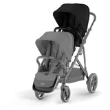 Cybex Gazelle S Pushchair Second Sibling Seat 2023 - Moon Black GOODS Boots   