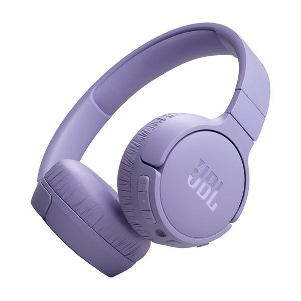JBL Tune 670NC wireless headphones in purple - British product