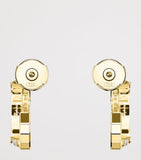 Chopard yellow gold diamond Ice Cube hoop earrings, imported from the UK