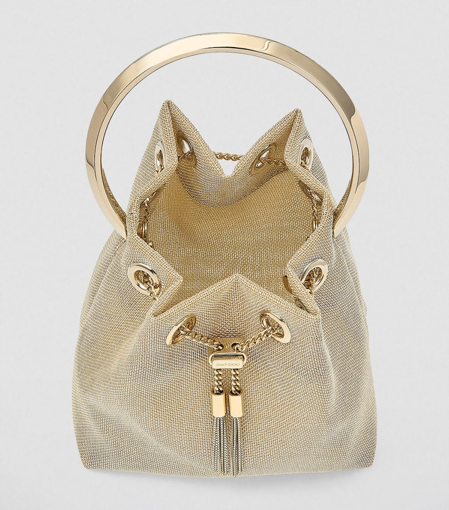 Jimmy Choo Bon Bon mesh top-handle bag (British brand)