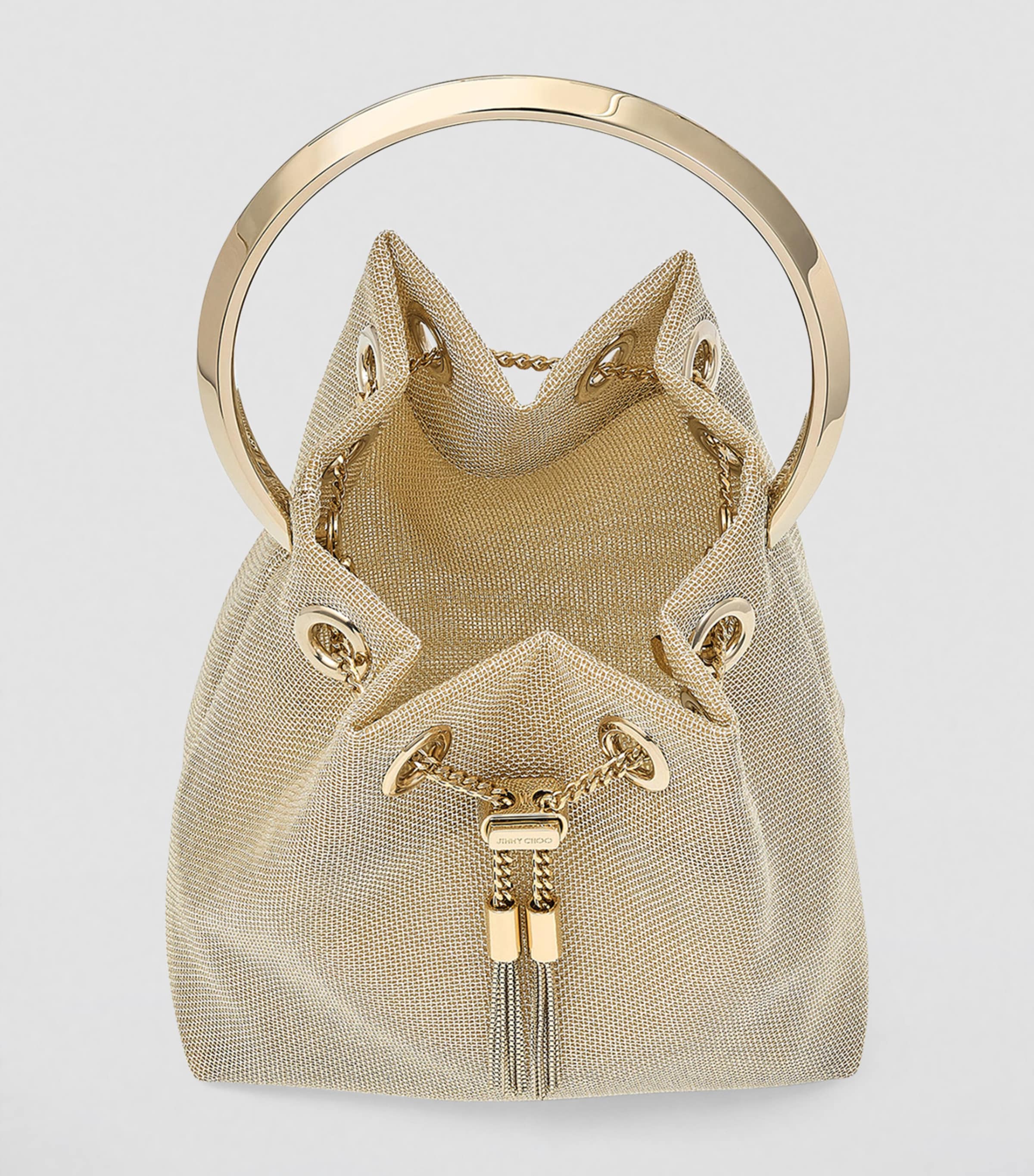 Jimmy Choo Bon Bon mesh top-handle bag, UK version