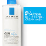 La Roche-Posay Lipikar Syndet AP+ cream wash 400ml, imported from the UK