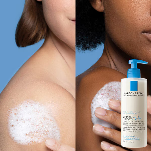 La Roche-Posay Lipikar Syndet AP+ cream wash 400ml, imported from the UK