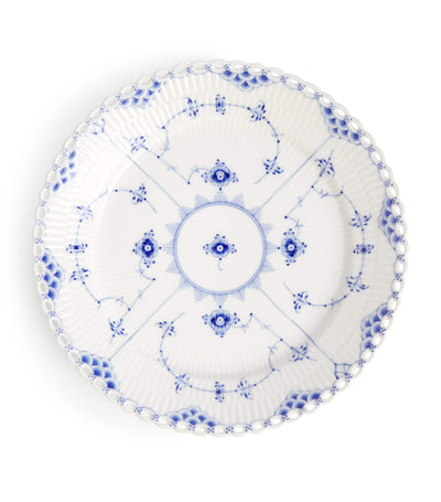 Royal Copenhagen Blue Fluted Full Lace Porcelain Plate 27cm