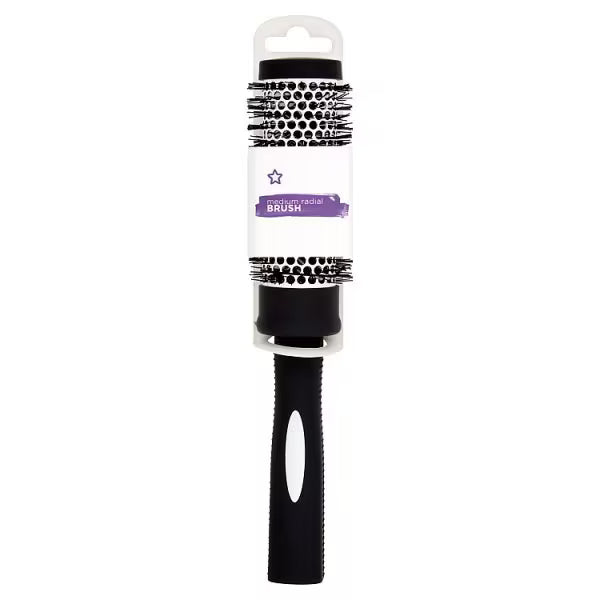 Superdrug medium radial hair brush for detangling needs (British brand)
