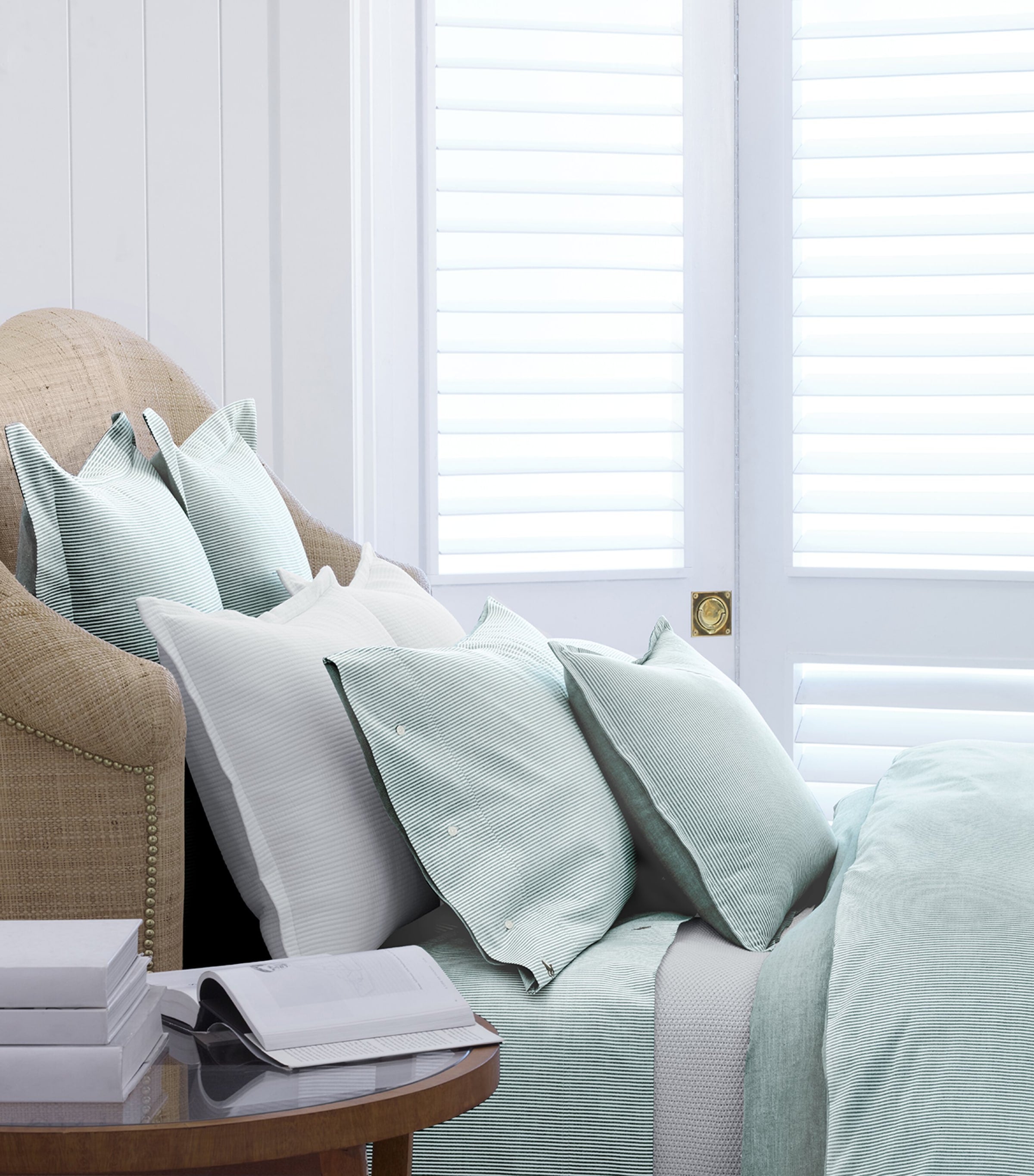 Ralph Lauren Oxford Evergreen pillowcase 50cm x 75cm, imported from the UK