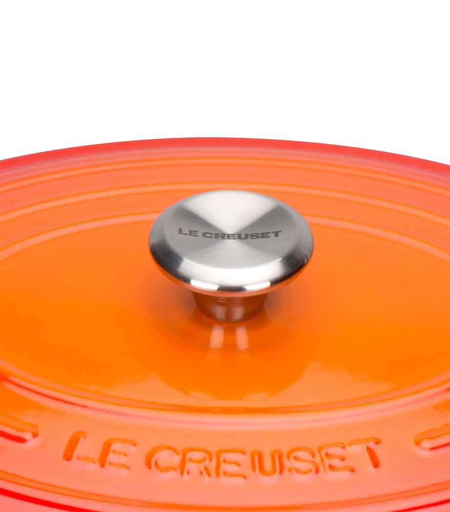 Le Creuset cast iron casserole oval dish 40cm, UK version