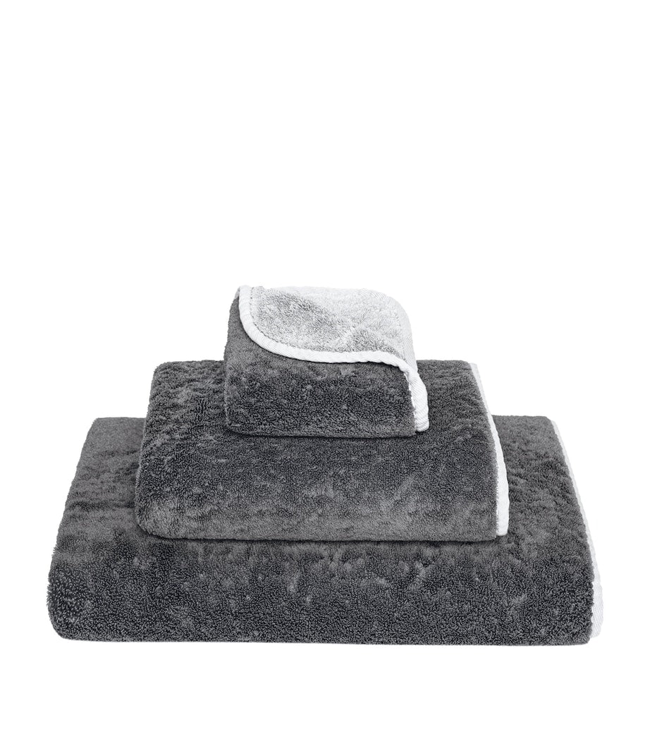 GRACCIOZA Bicolore bath sheet 95cm x 150cm, UK version