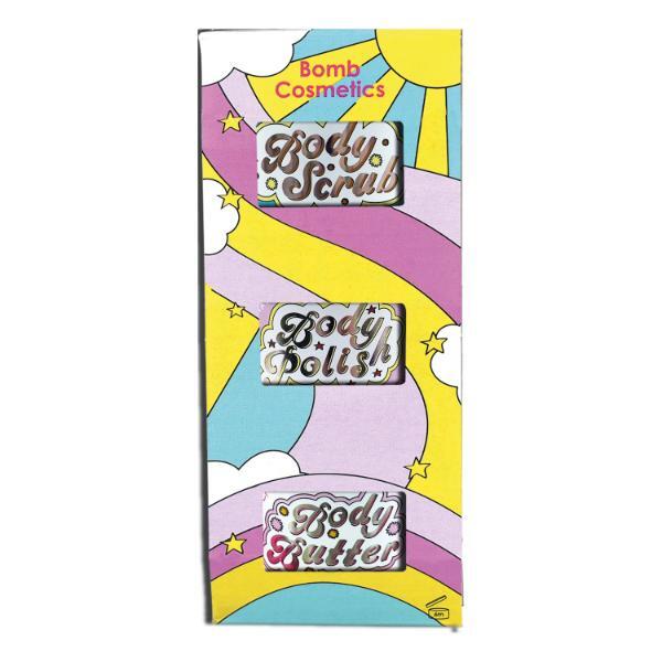Bomb Cosmetics Sunshine Babe Discovery gift set 3x120ml, imported from the UK