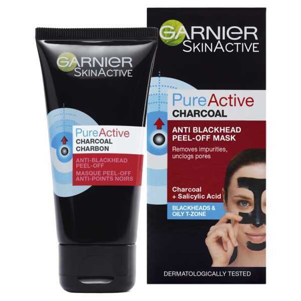 Garnier Pure Active Charcoal Peel-Off Mask 50ml GOODS Superdrug   