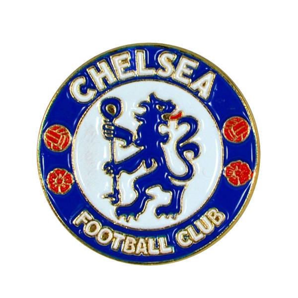 Chelsea FC official crest badge metal enamel pin - British product