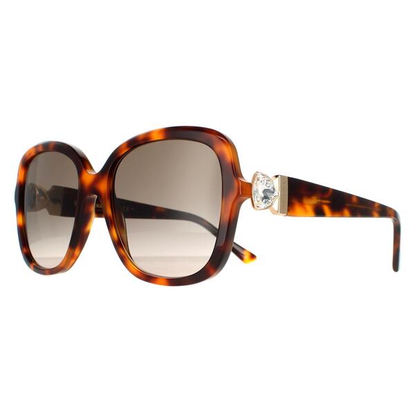 Jimmy Choo SADIE/S brown gradient sunglasses, imported from the UK