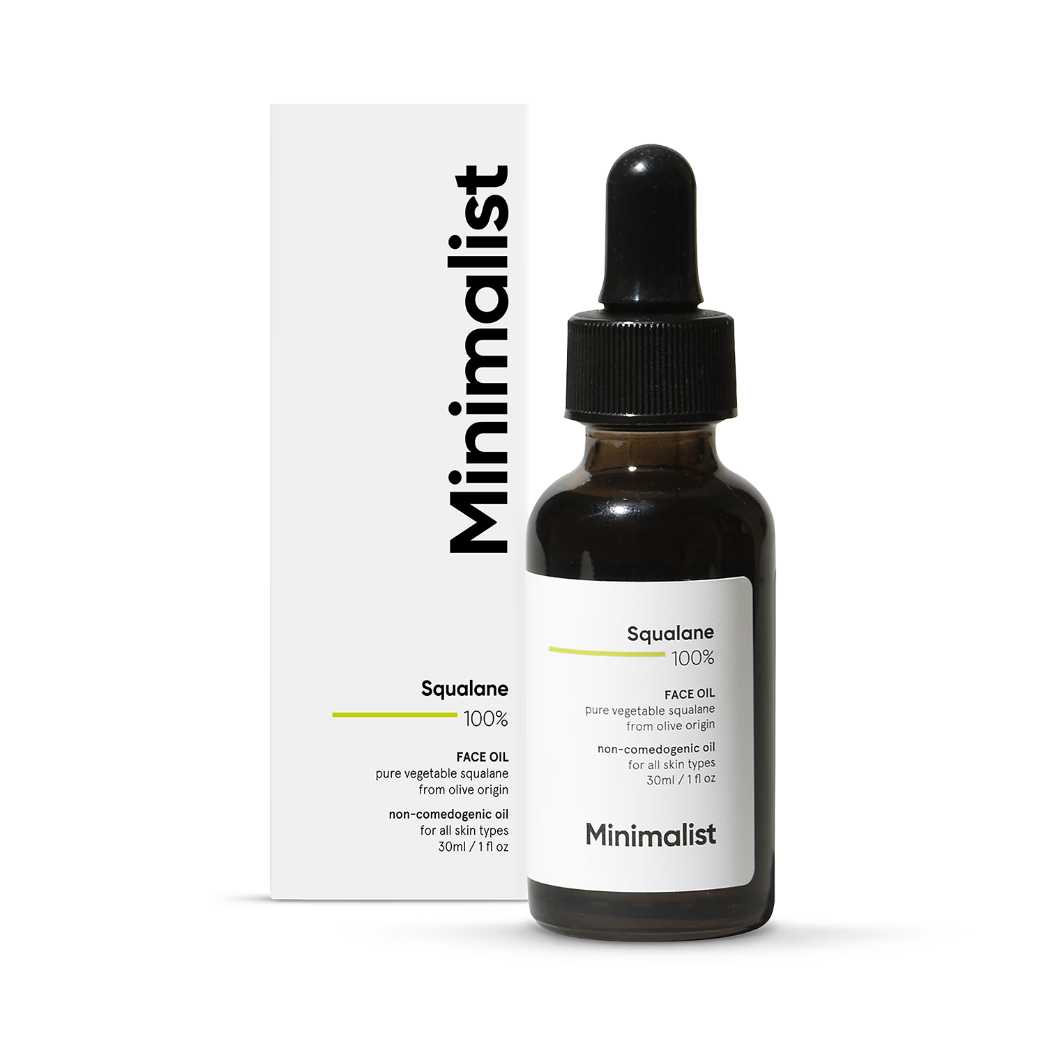 Minimalist Squalane 100% face oil 30ml - British product