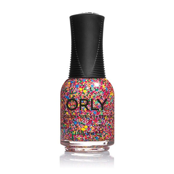 Orly Turn It Up Multicolour Confetti Polish 18ml