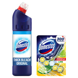 Domestos Bleach Original & Rim Block Lime Bundle GOODS ASDA   