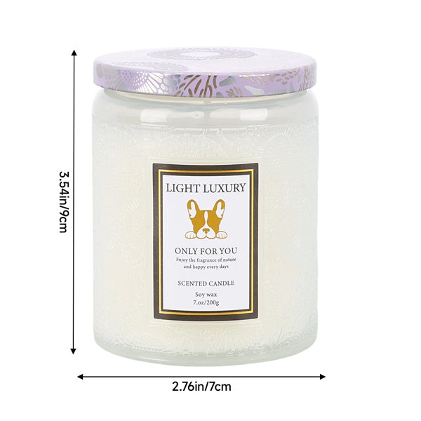 Livingandhome Zen Tea Valley scented candle 200g, UK version