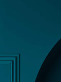 Graham & Brown Tiru teal blue matt emulsion paint (British brand)