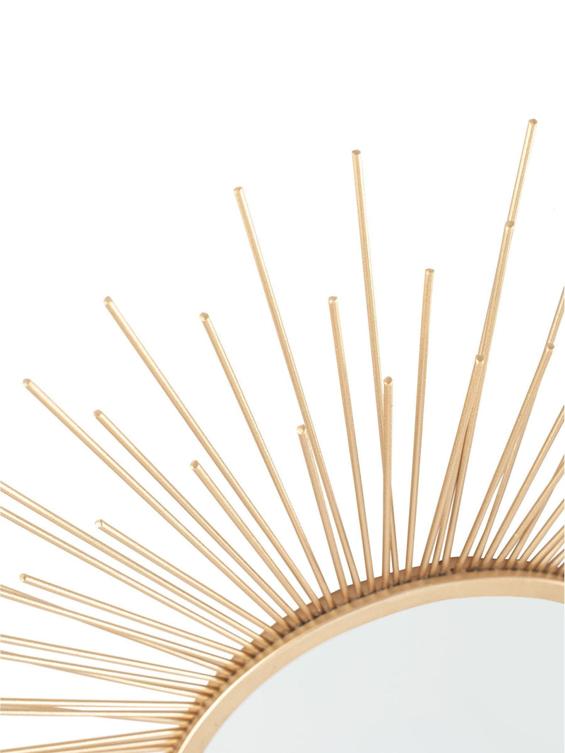 Pacific Gold starburst round wall mirror 80.5cm, imported from the UK
