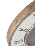 Pacific Gold antique metal mirror wall clock 80cm, imported from the UK