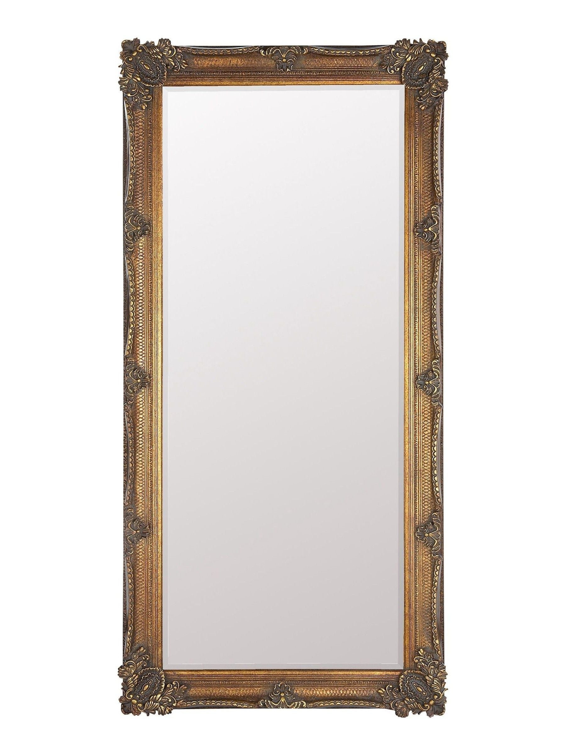 Gallery Home gold assen leaner mirror 165cm x 79.5cm - British product