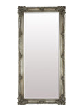 Gallery Home silver Assen leaner mirror 165cm height, UK version