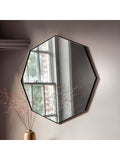 Gallery Home Black Drew Octagon Mirror 80cm x 80cm, UK version