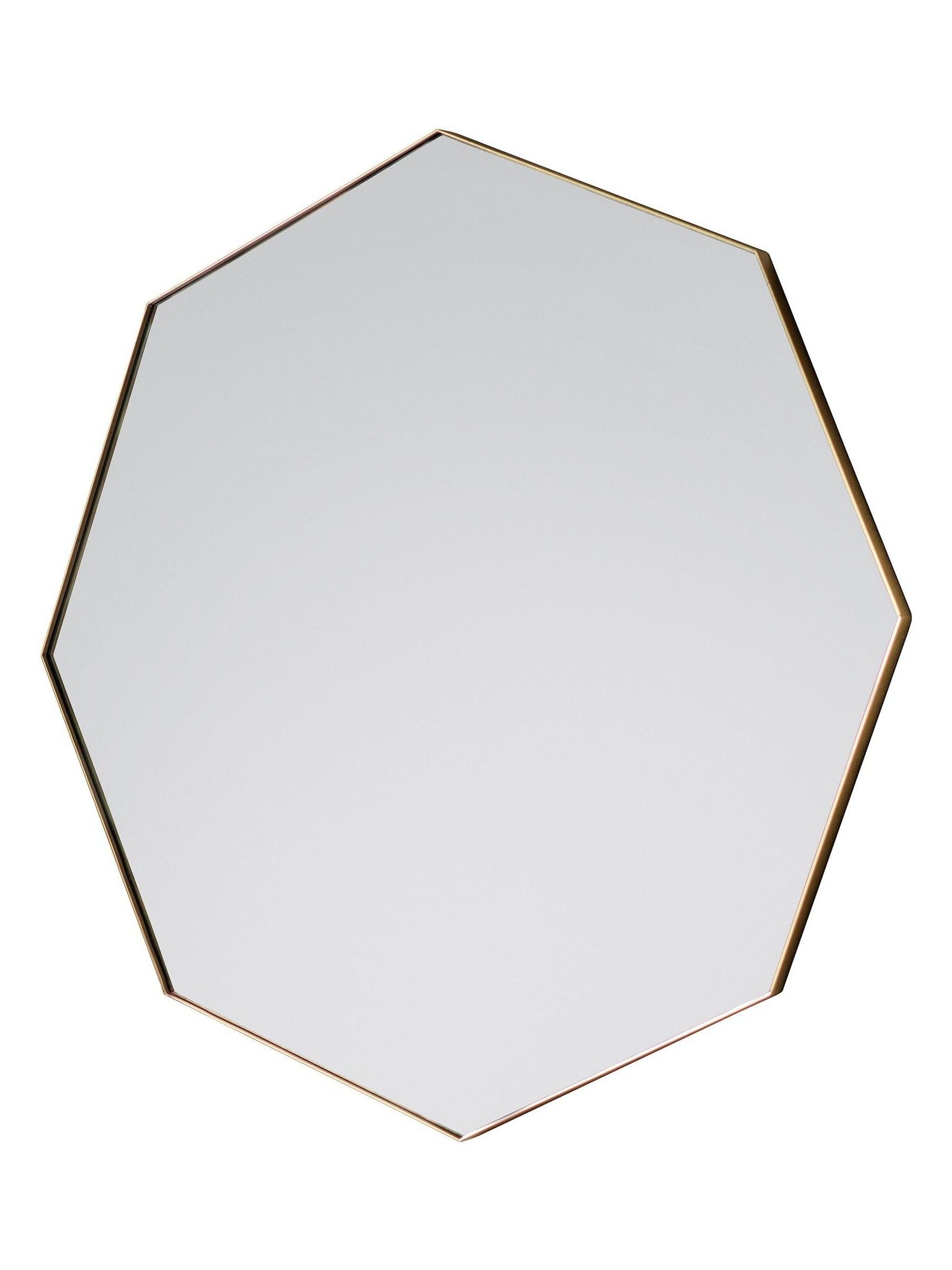 Gallery Home gold drew octagon mirror 80cm, UK version