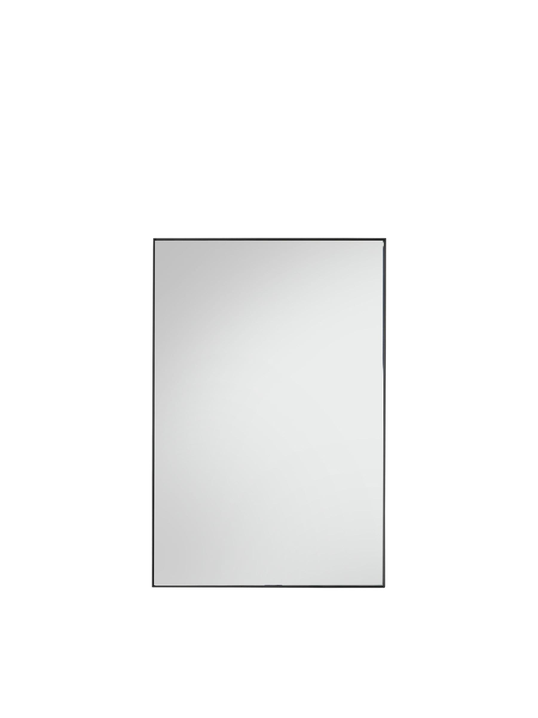 Miroir rectangulaire Macey noir Galerie Home, version Royaume-Uni