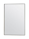 Gallery Home bronze macey rectangle mirror 90cm x 60cm, UK version