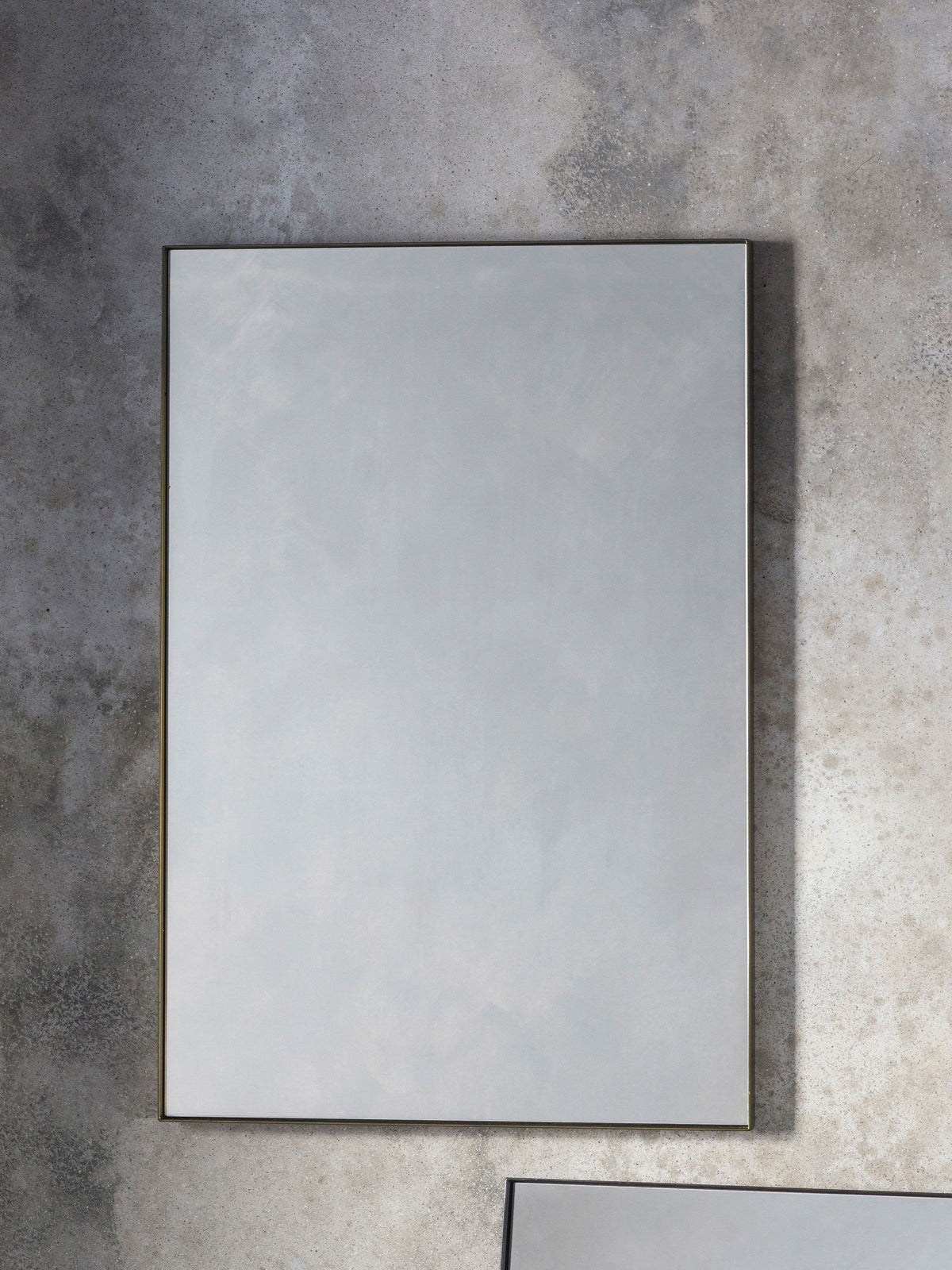 Gallery Home bronze macey rectangle mirror 90cm x 60cm, UK version