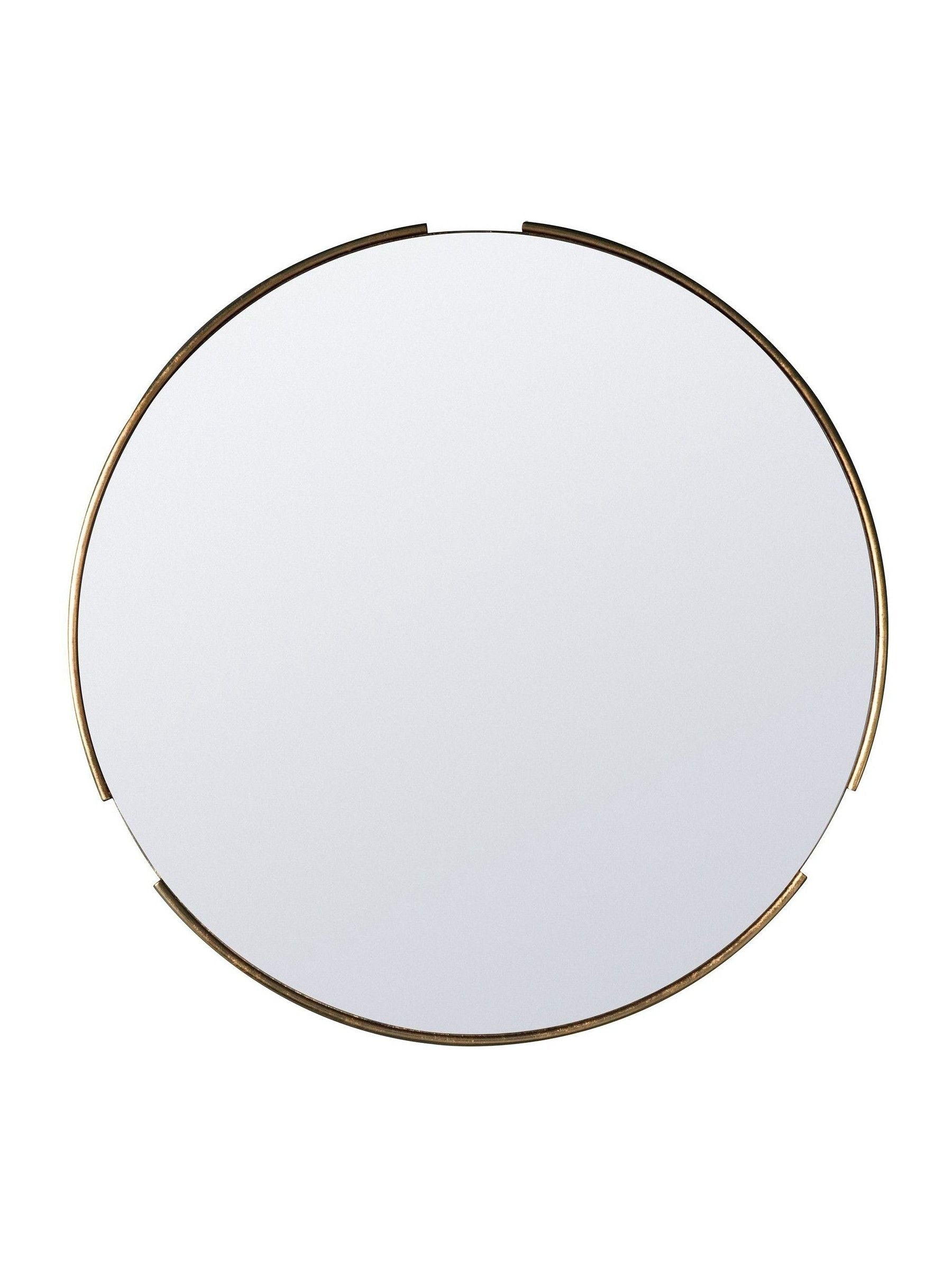 Gallery Home Gold Leon round mirror 80cm, UK version