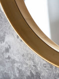 Gallery Home gold Ewing round mirror 95cm, UK version
