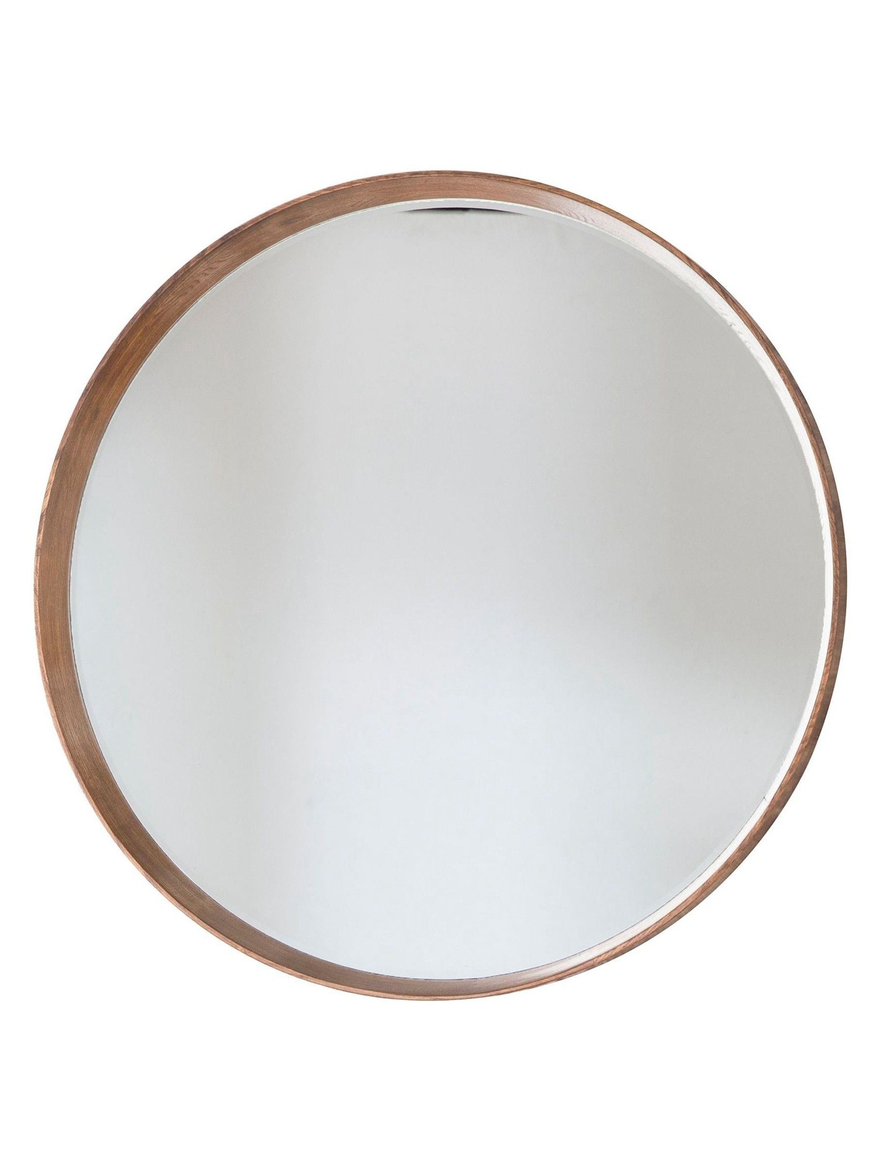 Gallery Home Natural Lainey Round Mirror