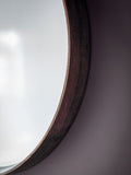 Gallery Home Natural Lainey Round Mirror with wooden edging 73.5cm, UK version