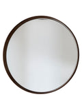 Gallery Home Natural Lainey Round Mirror with wooden edging 73.5cm, UK version