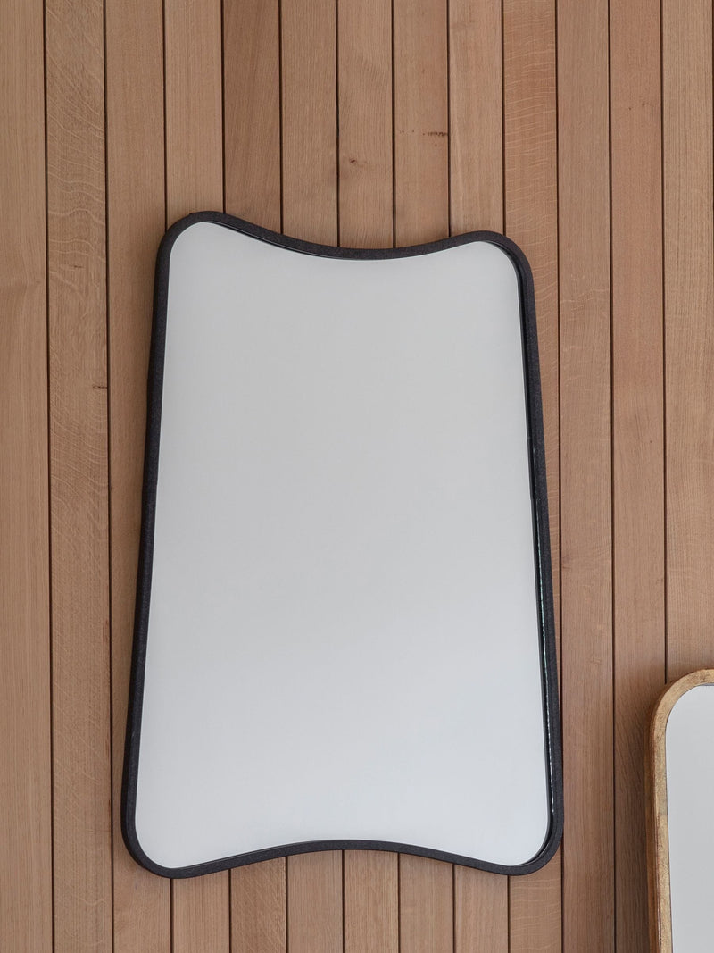 Gallery Home Black Eden Rectangle Mirror 81x61cm, imported from the UK