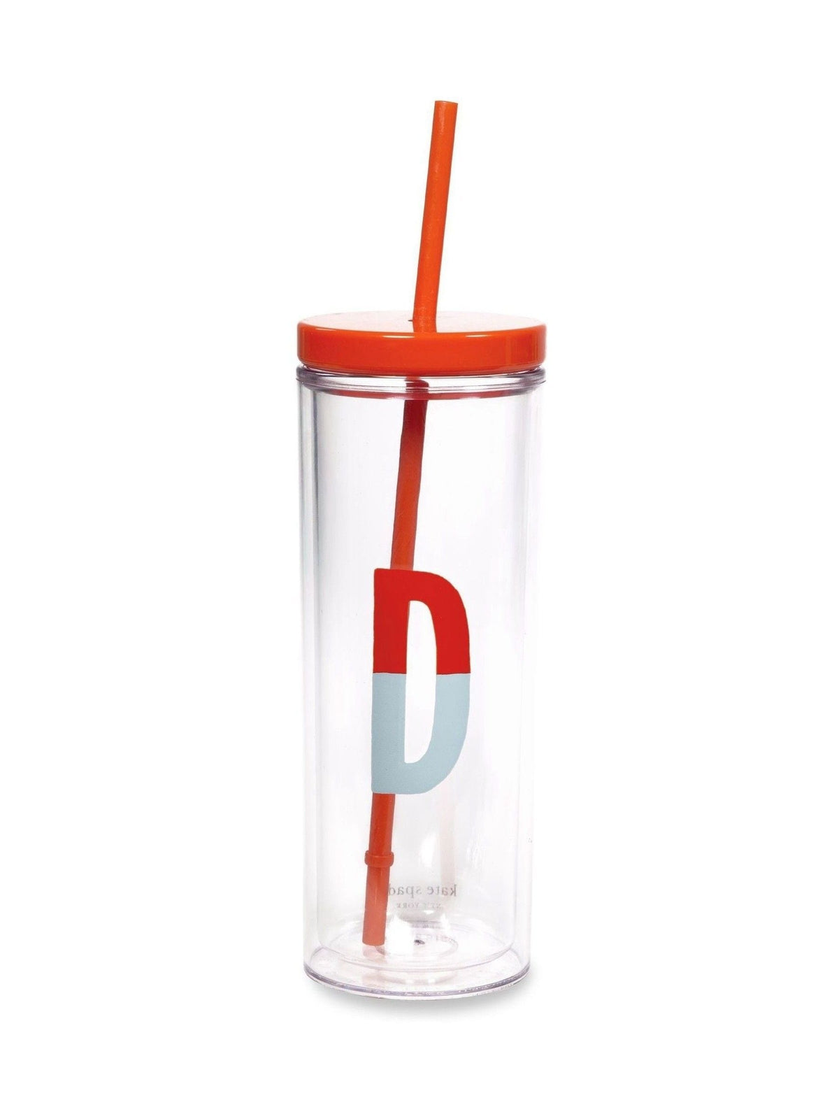 Kate Spade New York acrylic tumbler initial D - British product